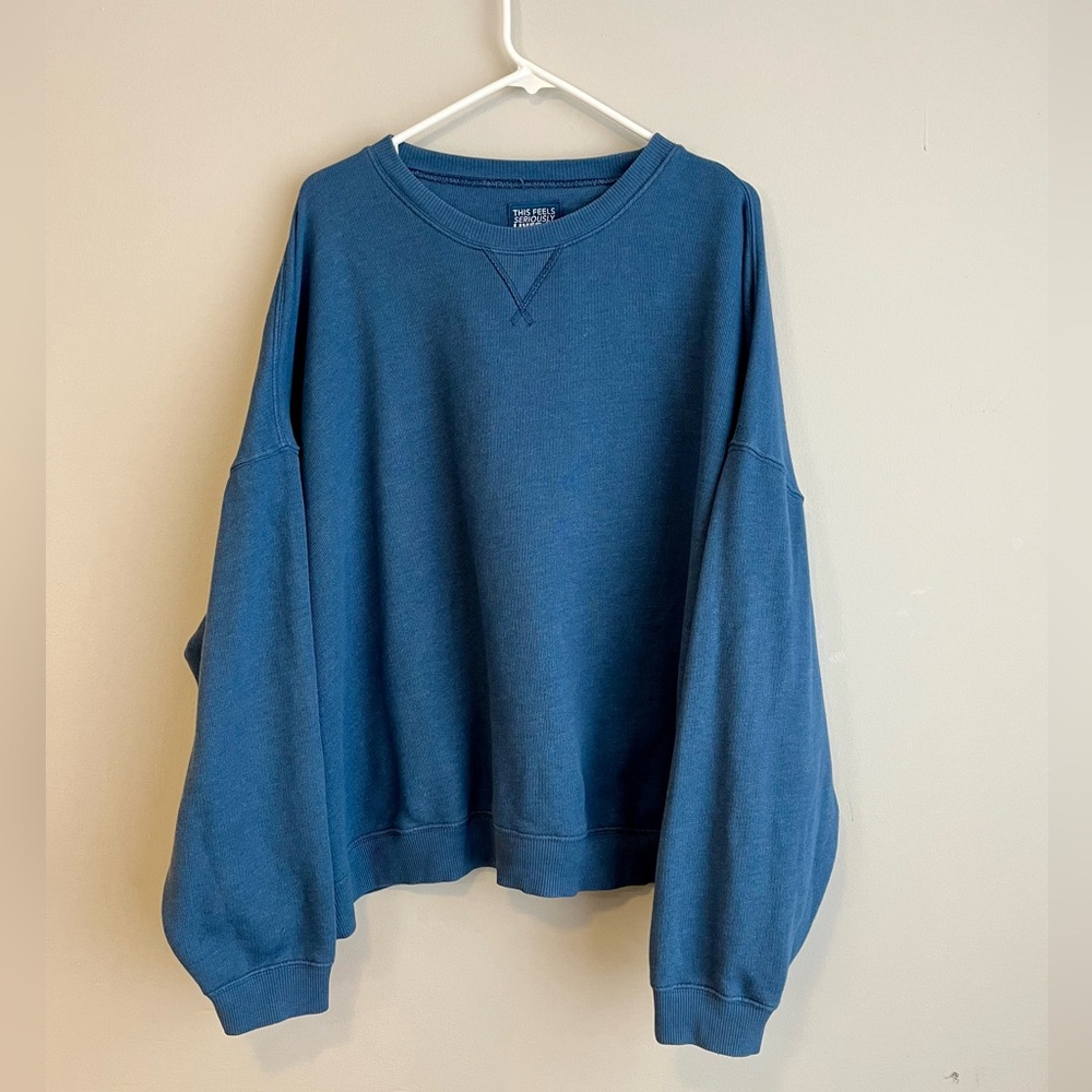 AE Relaxed Crew Neck Sweatshirt